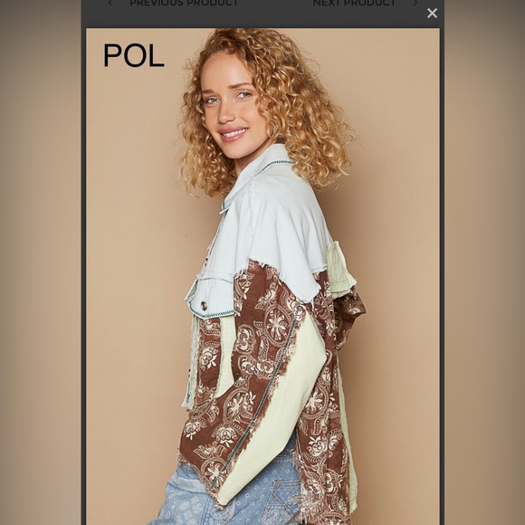 POL Multicolor Patchwork Jacket - Picture 2 of 7